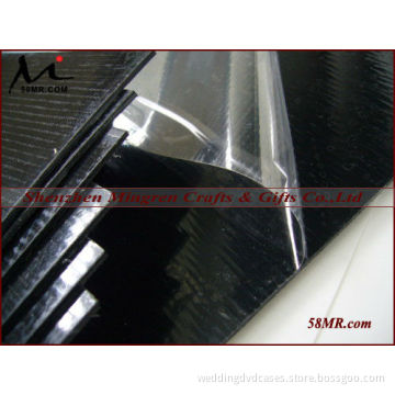 0.2MM-2.0MM Black and White Double Sides Self-adhesive PVC Sheet for Photo Album Book Page